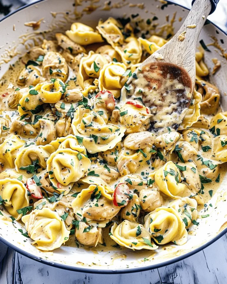 15-Minute Creamy Chicken Tortellini Recipe