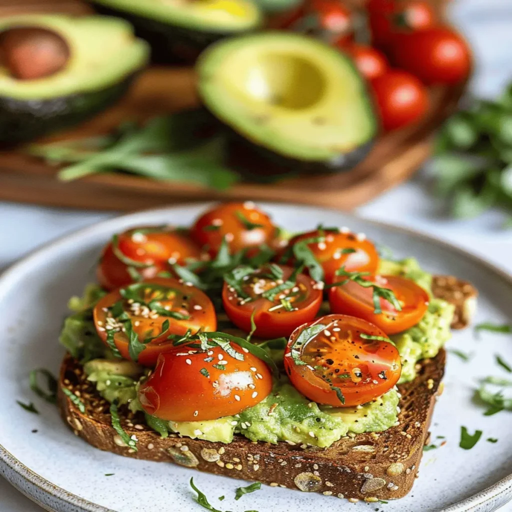 Avocado Toast with Tomato