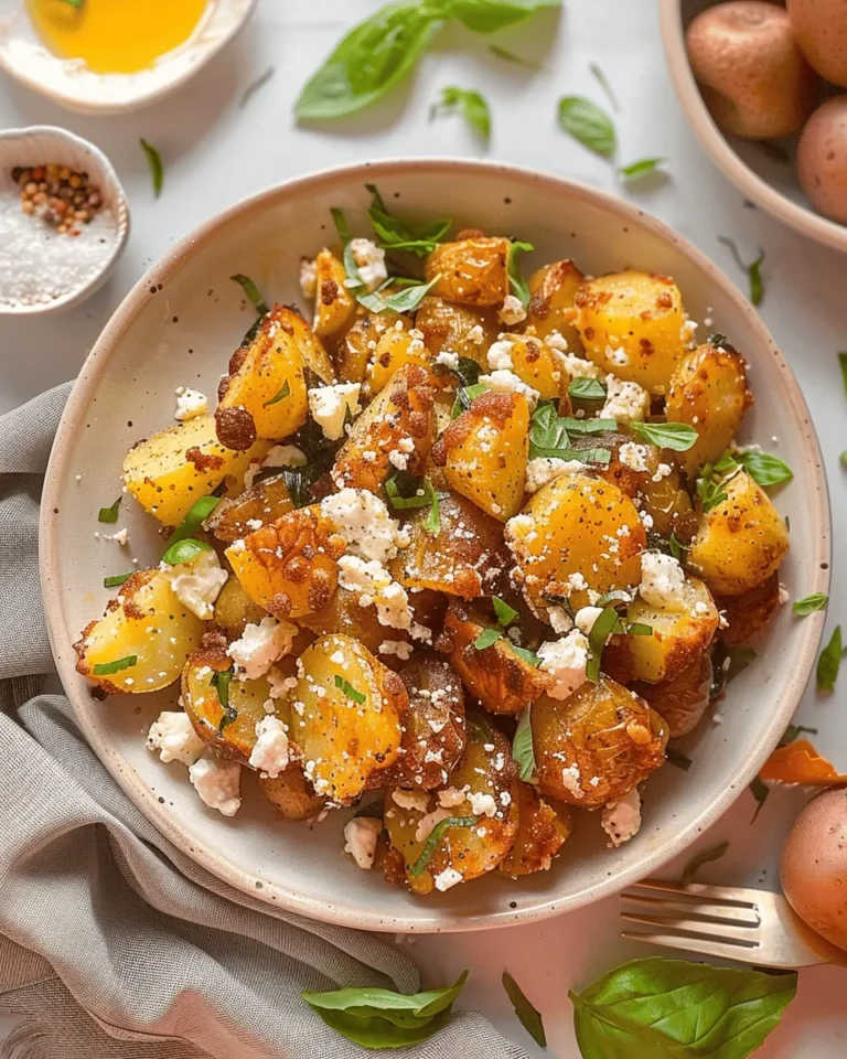Baked Feta Potatoes