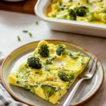 Cheesy Broccoli Egg Bake