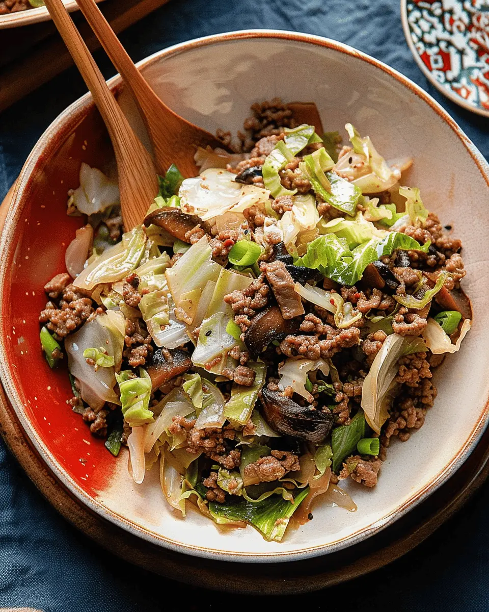 Chinese ground beef and cabbage stir fry: Easy weeknight delight