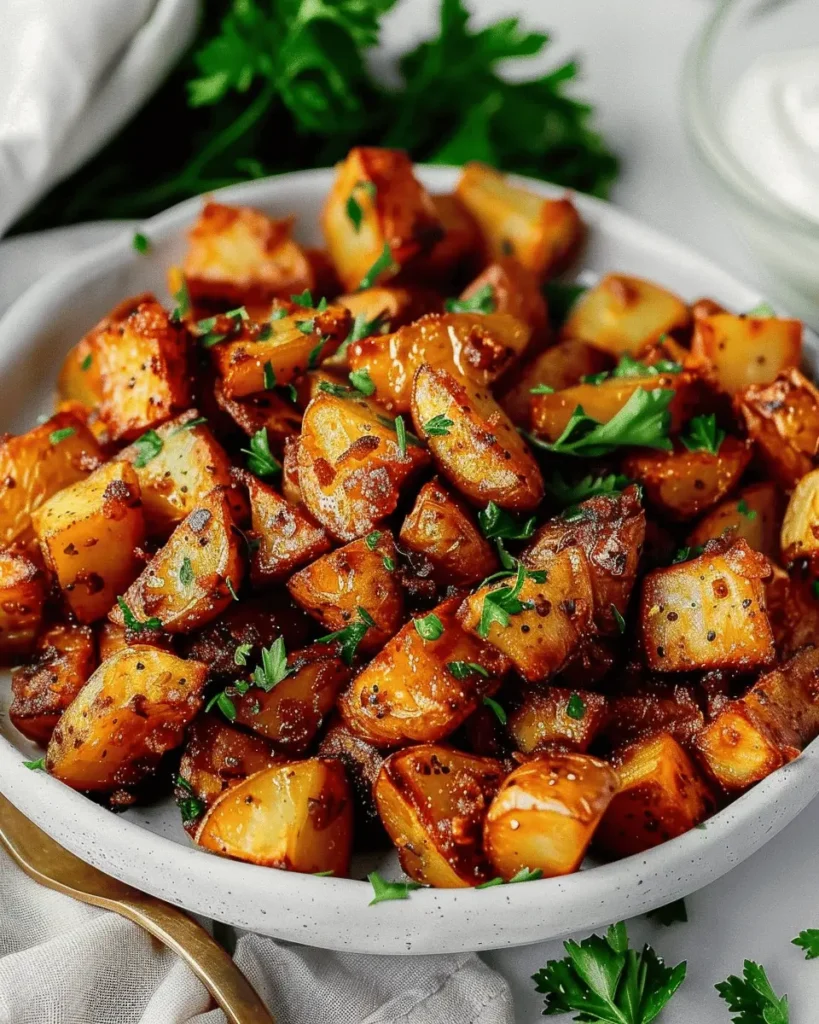 Crispy Air Fryer Breakfast Potatoes