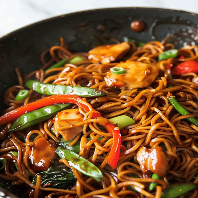 Delicious and Easy Chicken Noodle Stir Fry