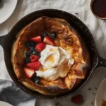 Dutch Baby With Maple Whipped Cream