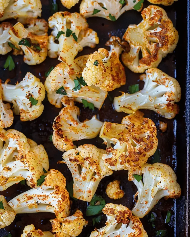 Easy Roasted Cauliflower Recipe