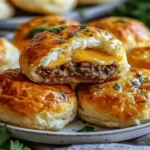Garlic Parmesan Cheeseburger Bombs Recipe