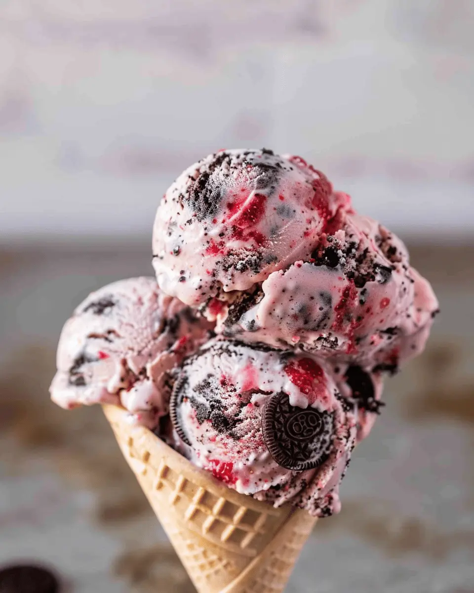 No Churn Strawberry Oreo Ice Cream: The Ultimate Homemade Treat