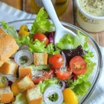 Olive Garden House Salad + Italian Dressing