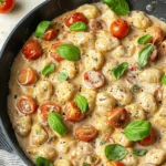 One-pan creamy Tuscan gnocchi (15 minutes)