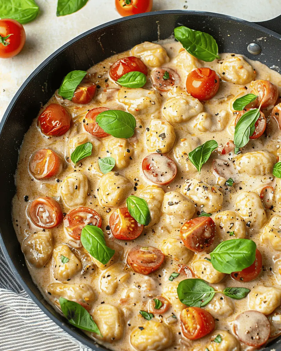 One-Pan Creamy Tuscan Gnocchi in 15 Minutes, Easy and Delicious