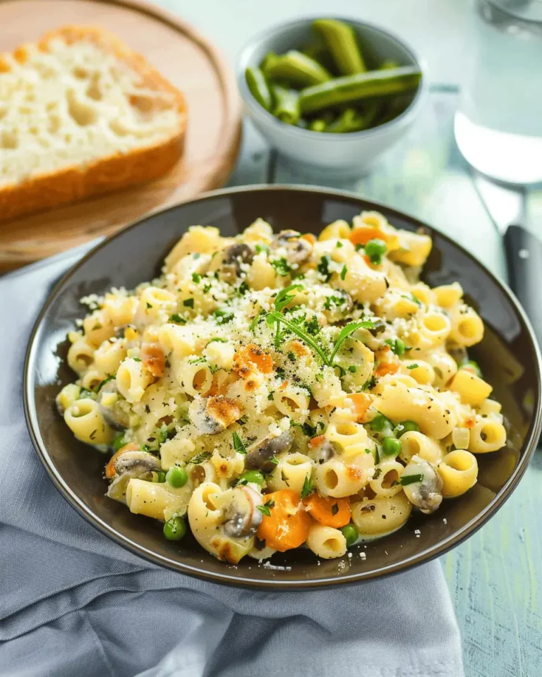 One Pot Creamy Veggie Pasta