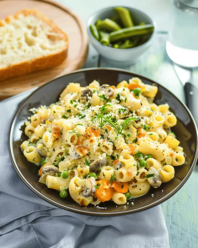 One Pot Creamy Veggie Pasta