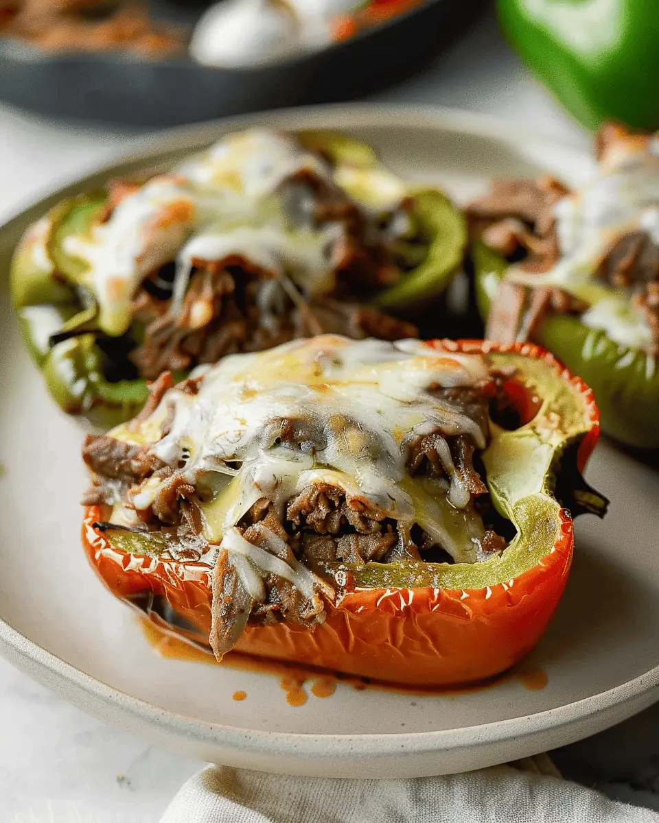 Philly Cheesesteak Stuffed Peppers: Easy & Delicious Family Meal
