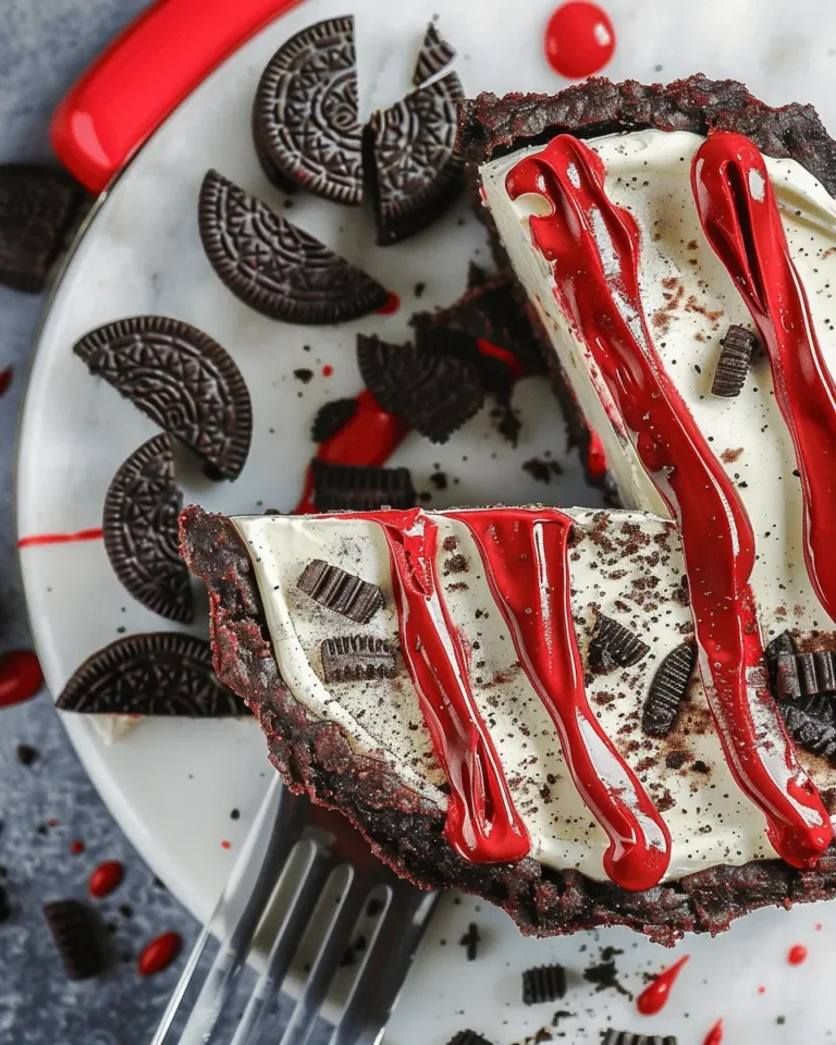 Red Velvet Oreo Cheesecake