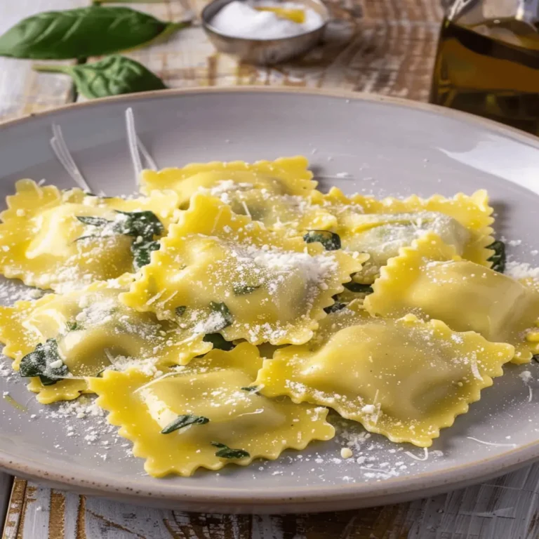 Spinach Ricotta Ravioli
