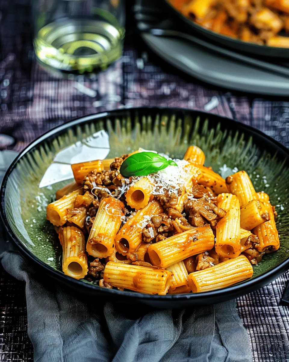 Rigatoni Mafiosi: Indulgent Comfort Food with Turkey Bacon Twist