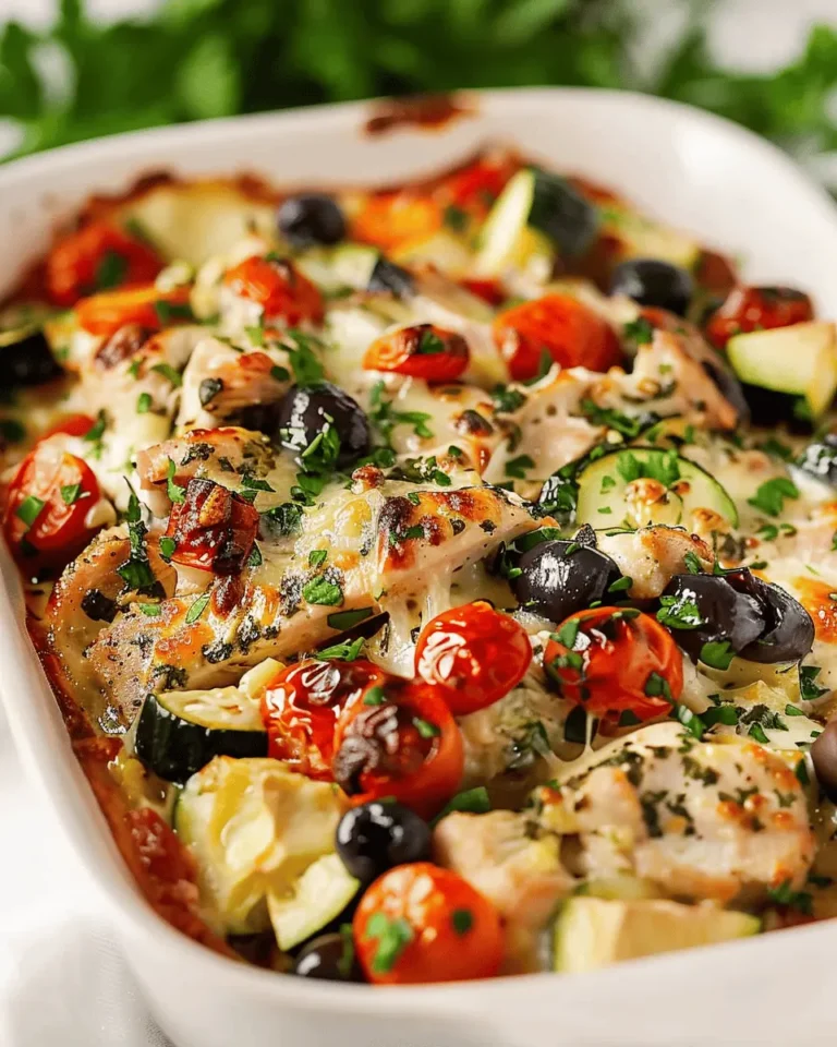 Mediterranean Chicken Bake
