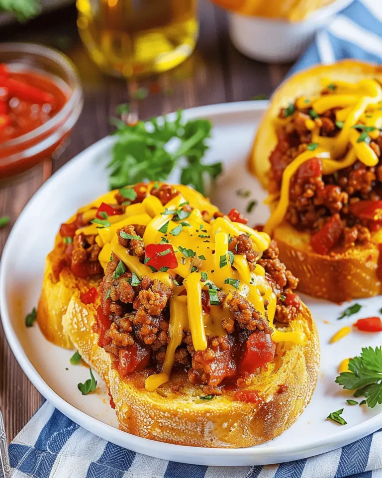 Texas Toast Sloppy Joes