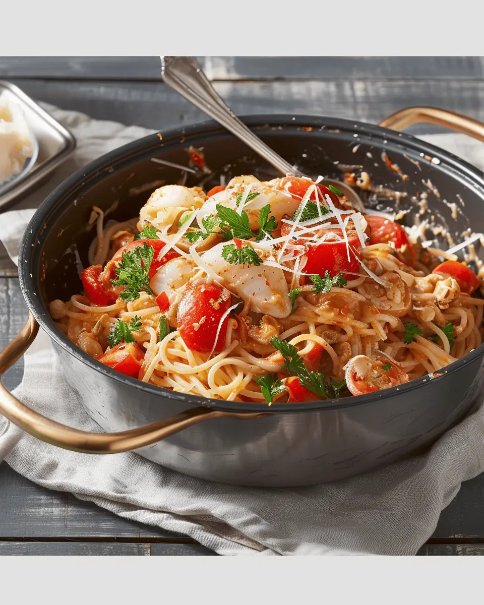 Spaghetti mit Garnelen in Frischkäsesauce: Easy Comfort Food Delight
