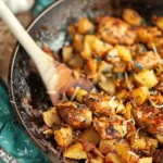 Garlic Parmesan Chicken and Potato Skillet