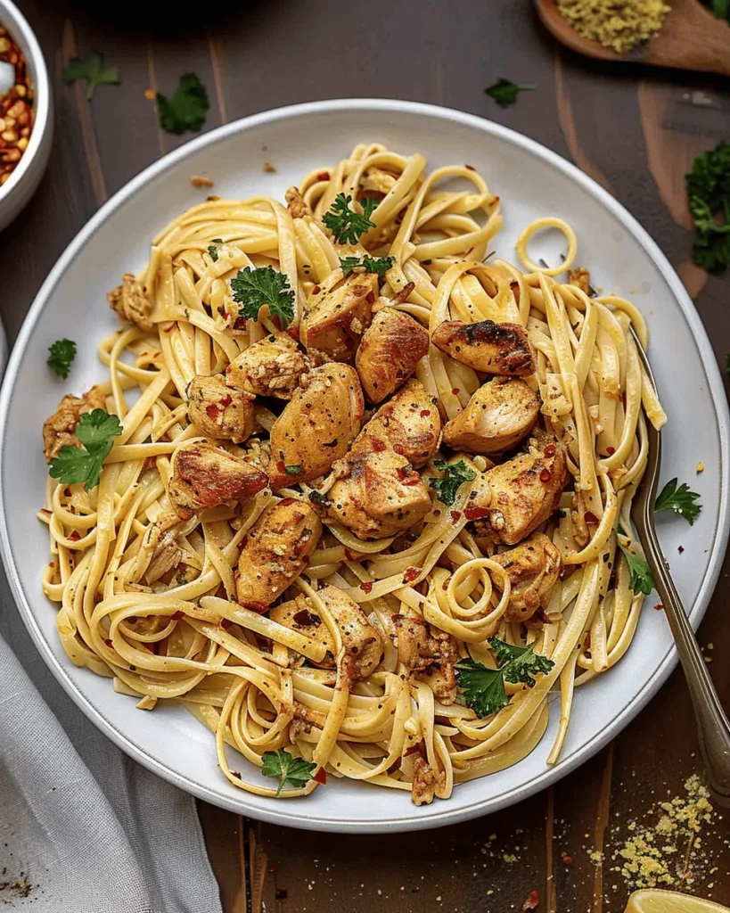 Cowboy Butter Chicken Linguine