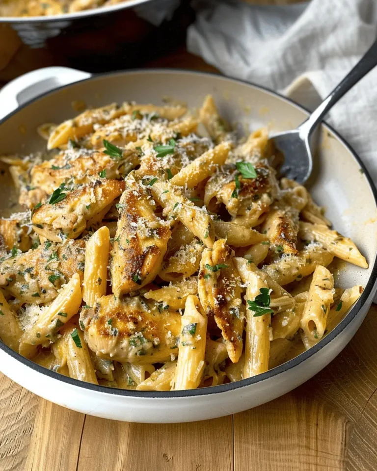 Garlic Parmesan Chicken and Pasta (One-Pan)