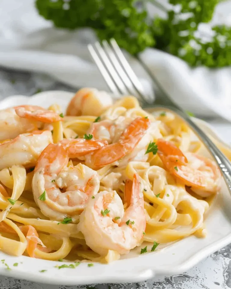 Creamy Shrimp Alfredo Pasta Recipe