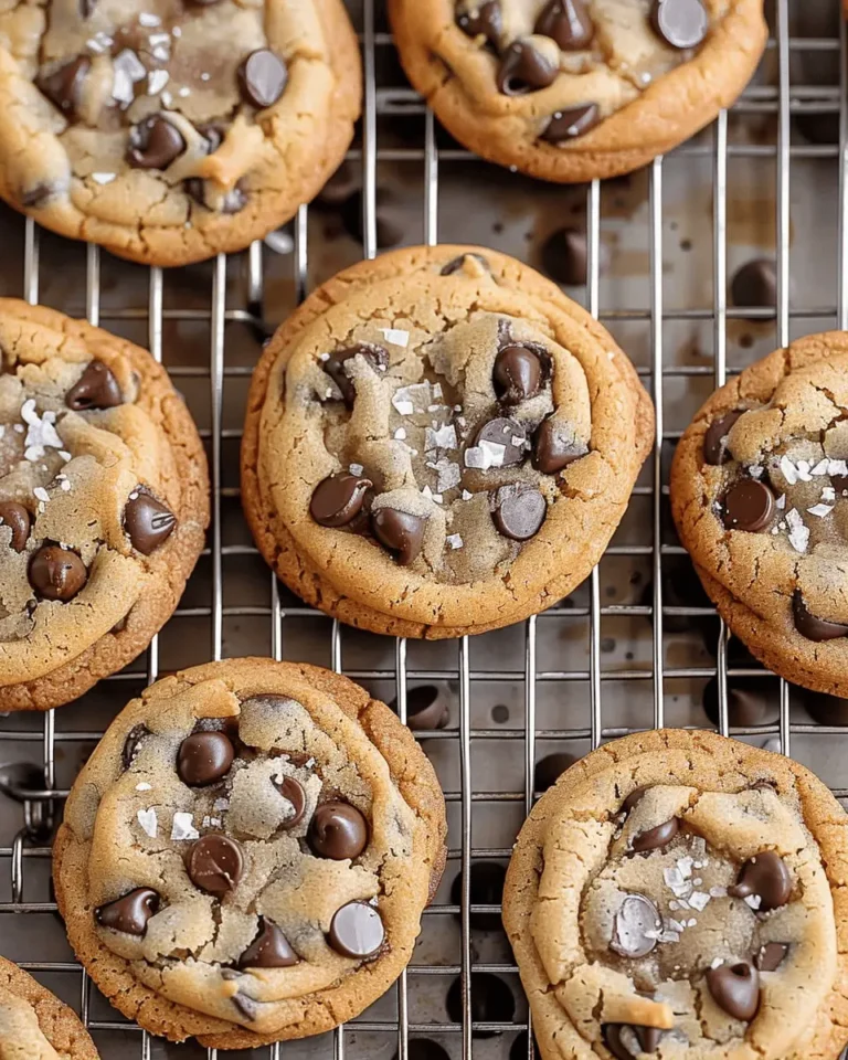 Crispy and Chewy Chocolate Chip Cookies