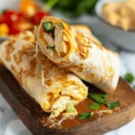 Cheesy Garlic Chicken Wraps