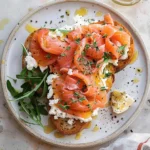 Smoked Salmon Cottage Cheese Toast.