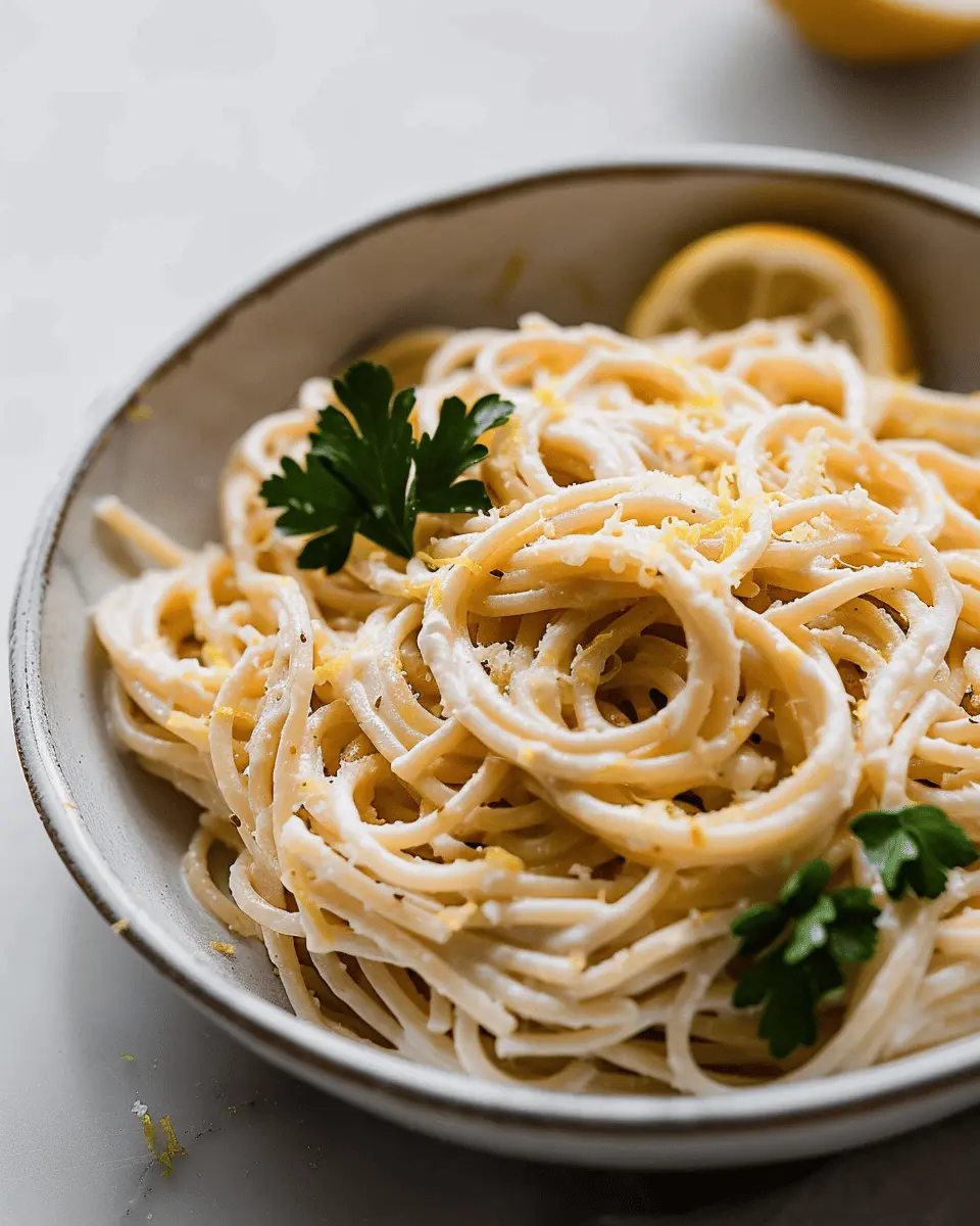 Creamy Lemon Garlic Pasta: Indulgent Comfort Food Made Easy