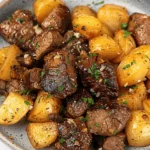 Garlic Butter Steak and Potatoes