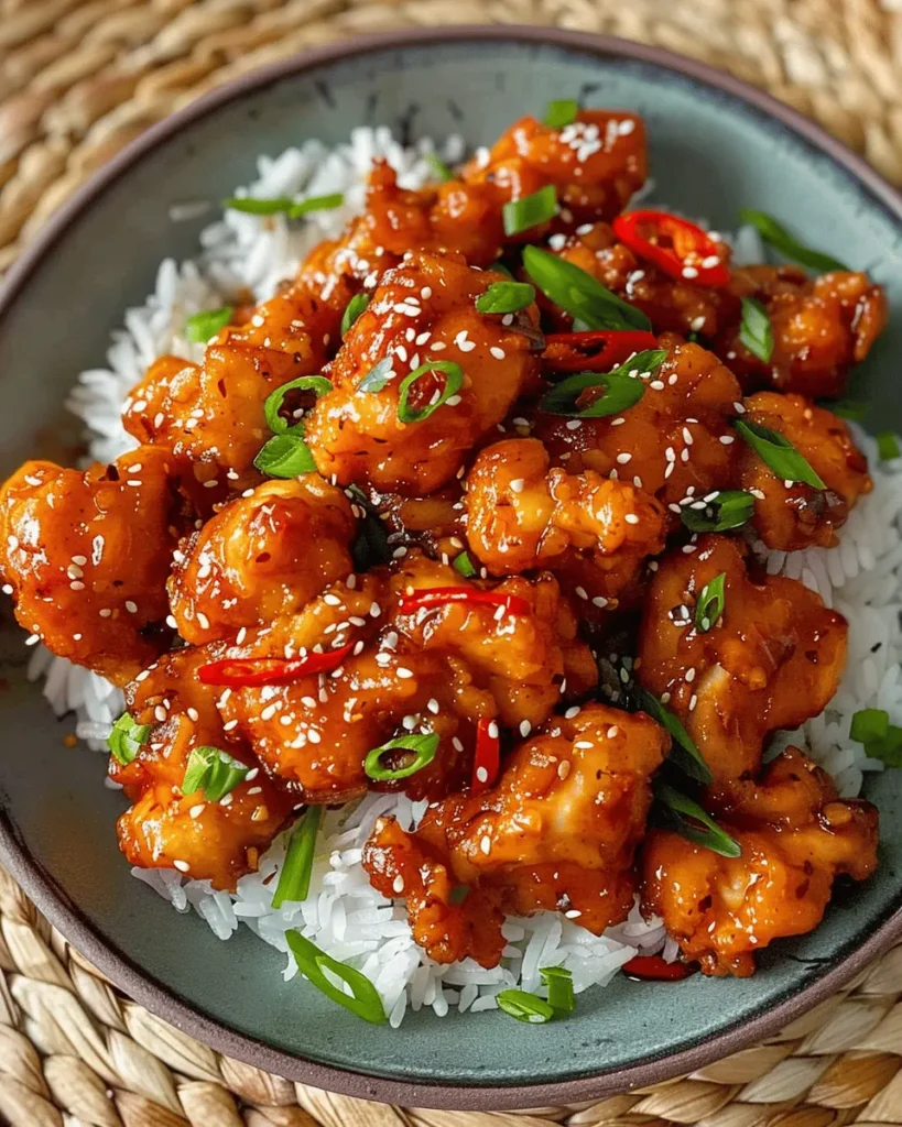 Crispy Sweet Chilli Chicken