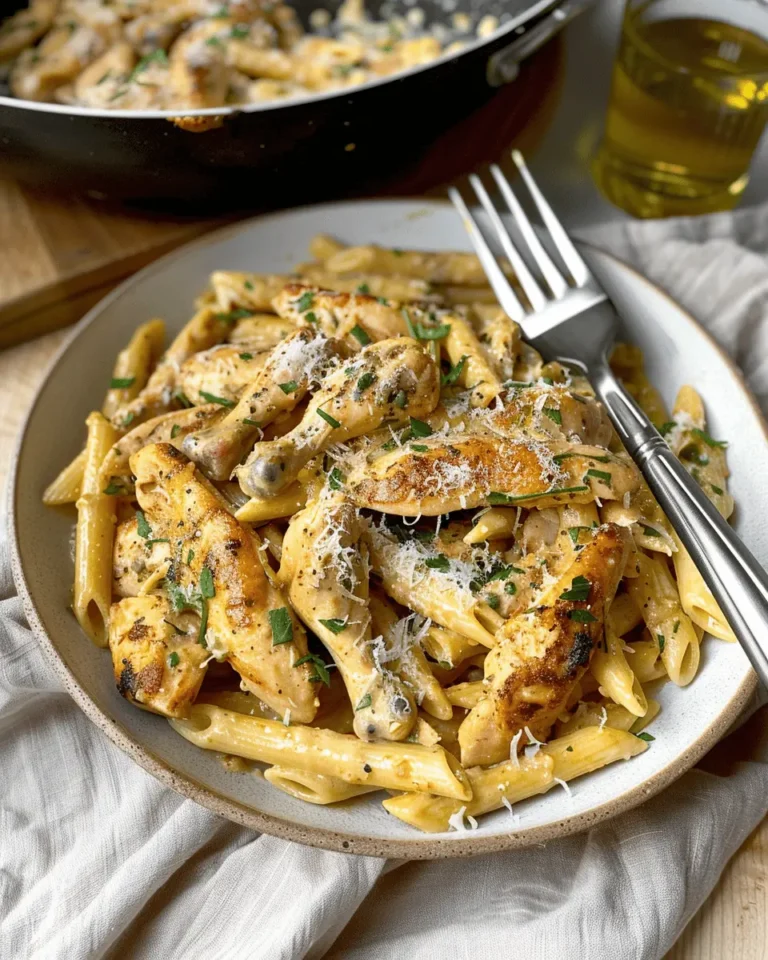 Garlic Parmesan Chicken and Pasta (One-Pan)