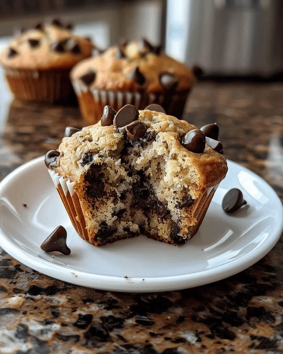 Amazing Chocolate Chip Banana Muffins: A 1-Bowl Wonder