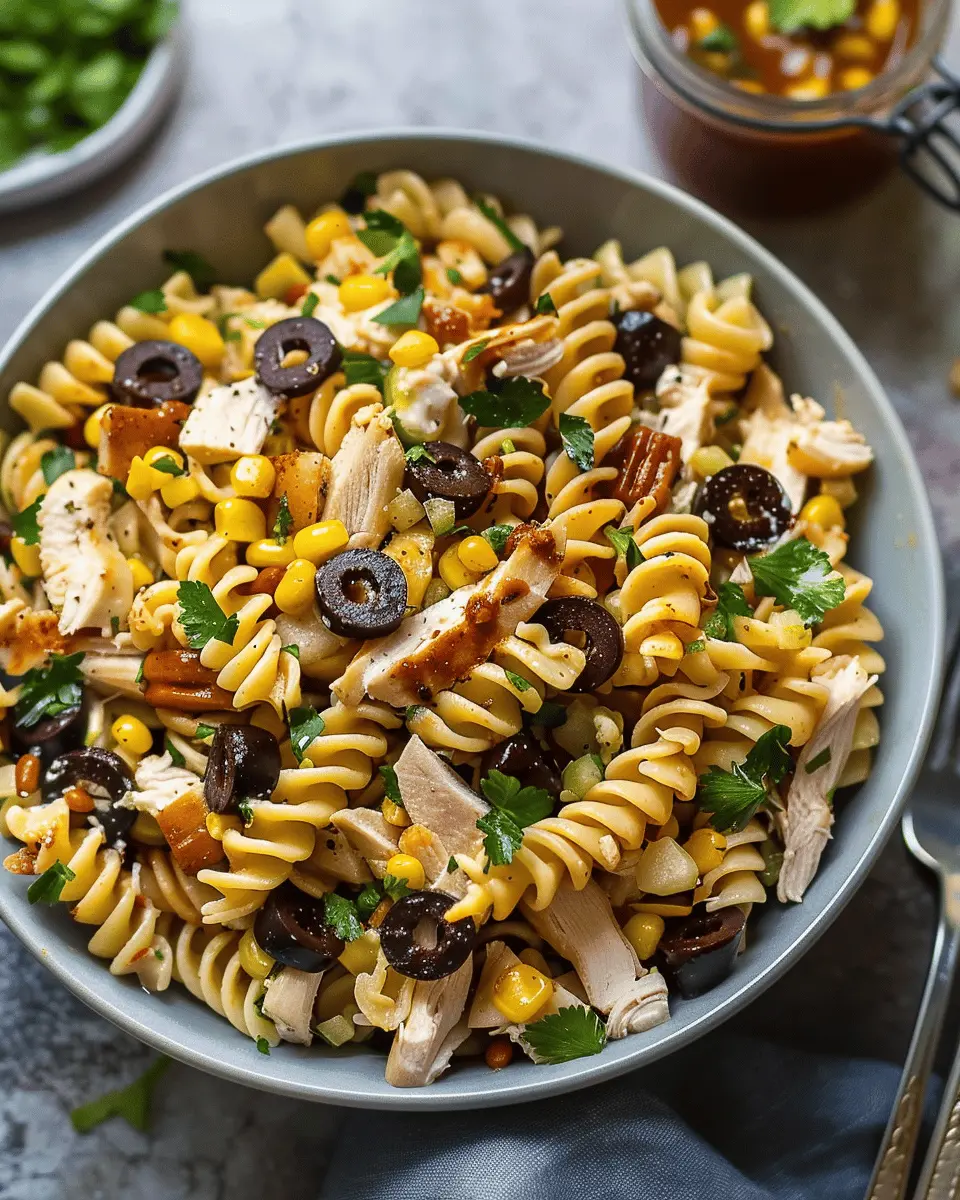 BBQ Chicken Pasta Salad: Easy, Flavorful Twist with Turkey Bacon