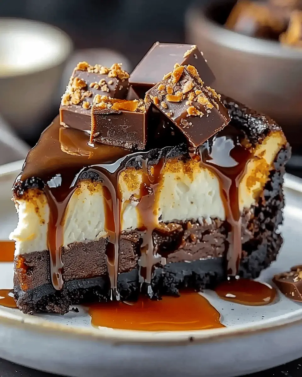 Caramel Brownie Cheesecake