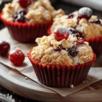 Cherry Cobbler Muffins