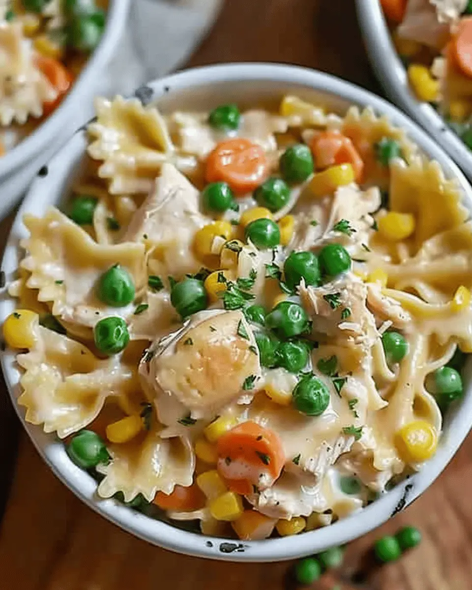 Chicken Pot Pie Pasta Recipe