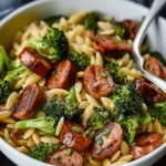 Chicken Sausage and Broccoli Orzo: A Delicious Recipe!