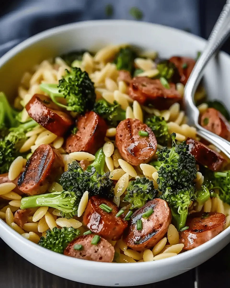 Chicken Sausage and Broccoli Orzo: A Delicious Recipe!