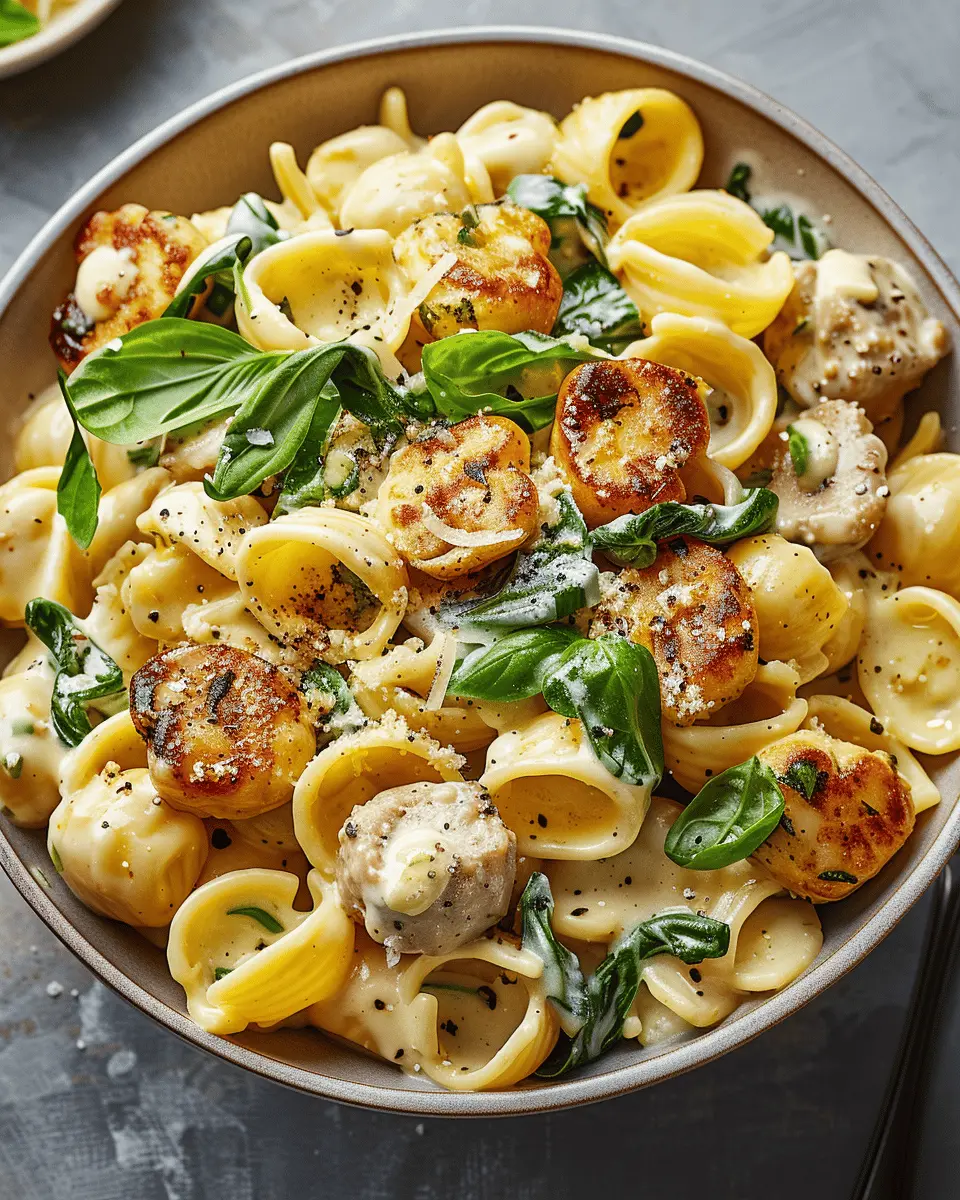 Creamy Protein-Packed Pasta Bowl: Easy Turkey Bacon Delight