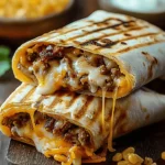 Easy Grilled Cheese Burrito