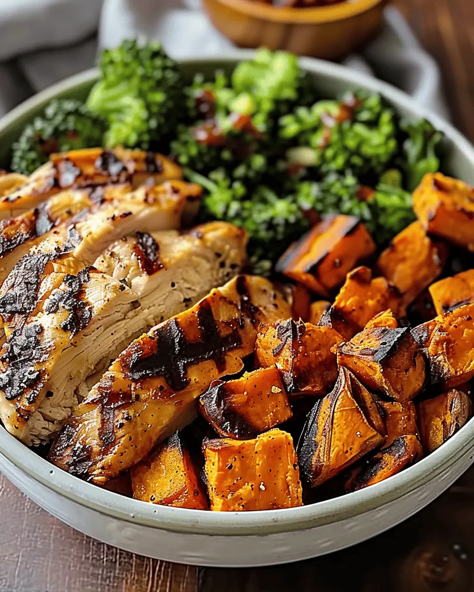 Grilled Chicken Sweet Potato Bowl: Easy, Nutritious Family Meal