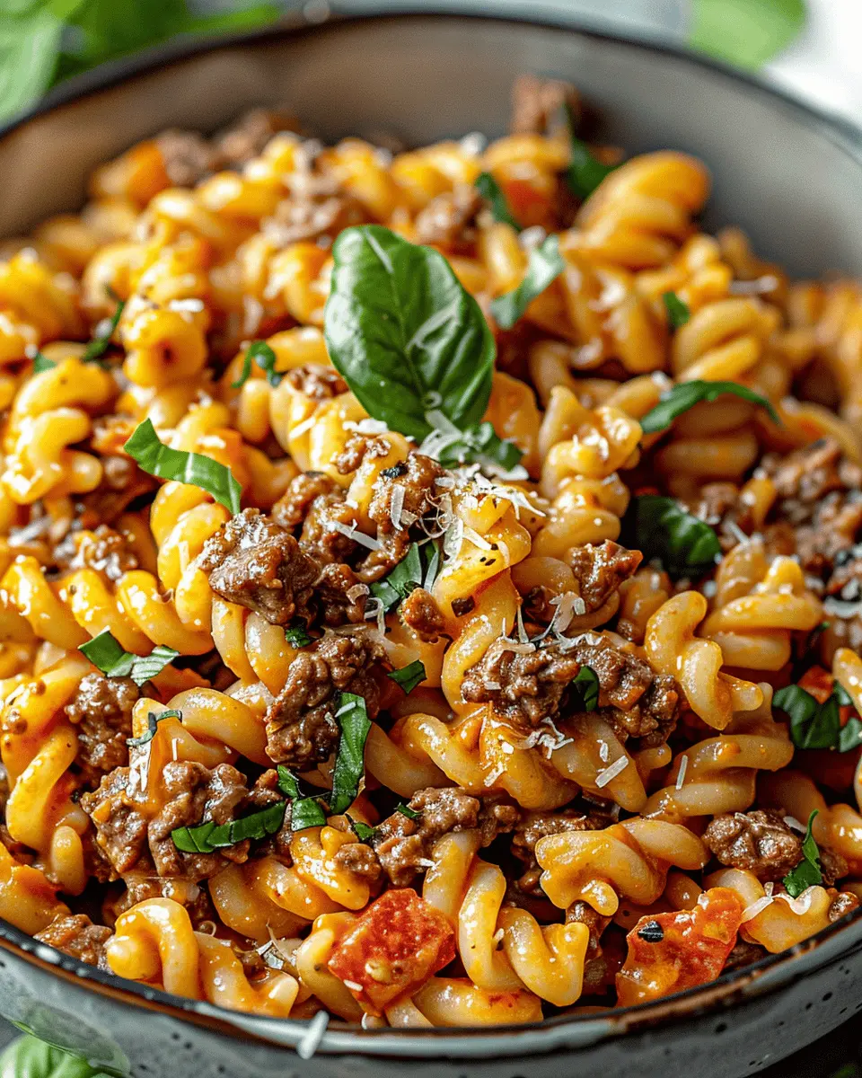 High-Protein Creamy Beef Pasta: A Hearty, Family-Friendly Delight