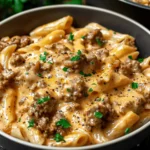 High Protein Creamy Beef Pasta Recipe for Quick Weeknight Dinners