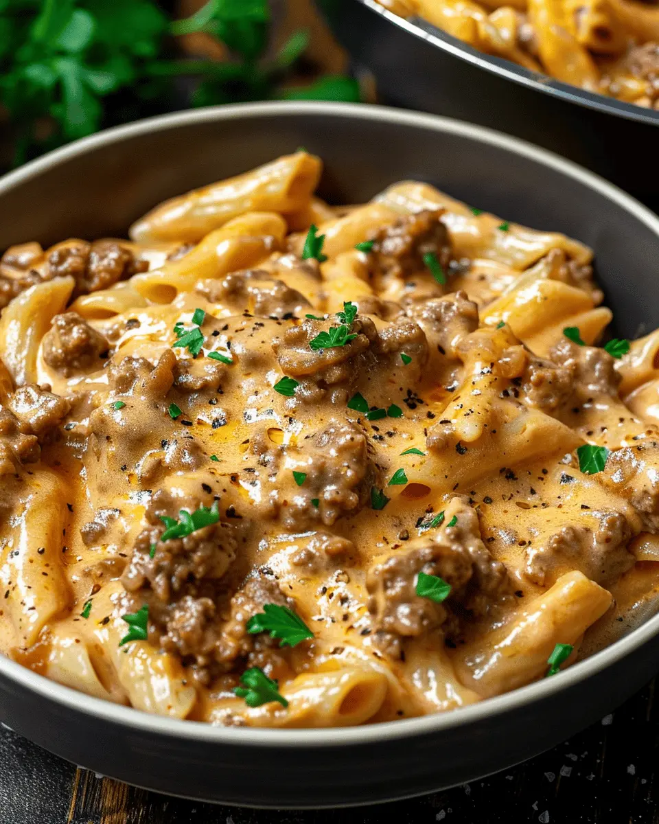High Protein Creamy Beef Pasta Recipe for Easy Weeknight Dinners