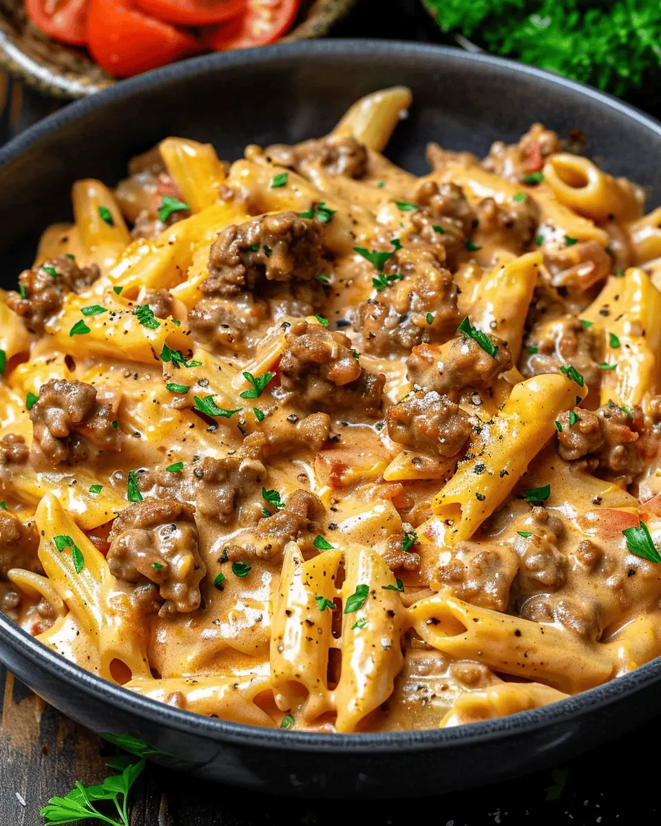 High Protein Creamy Beef Pasta for Easy Weeknight Dinners
