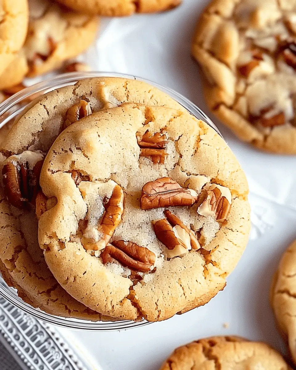 Irresistible Butter Pecan Cookies – Soft, Sweet, and Irresistible Treats