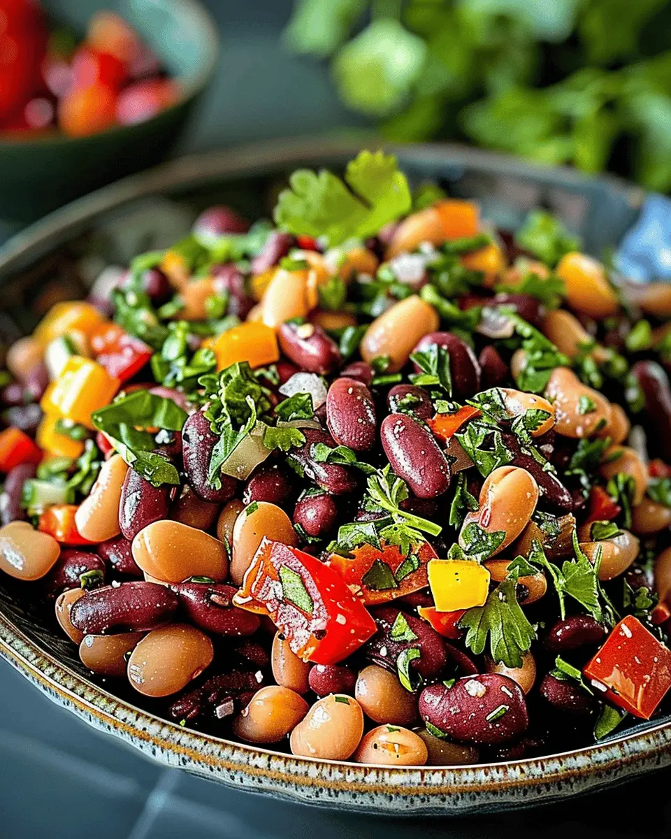 Rainbow Bean Salad: A Colorful & Healthy Delight for Everyone